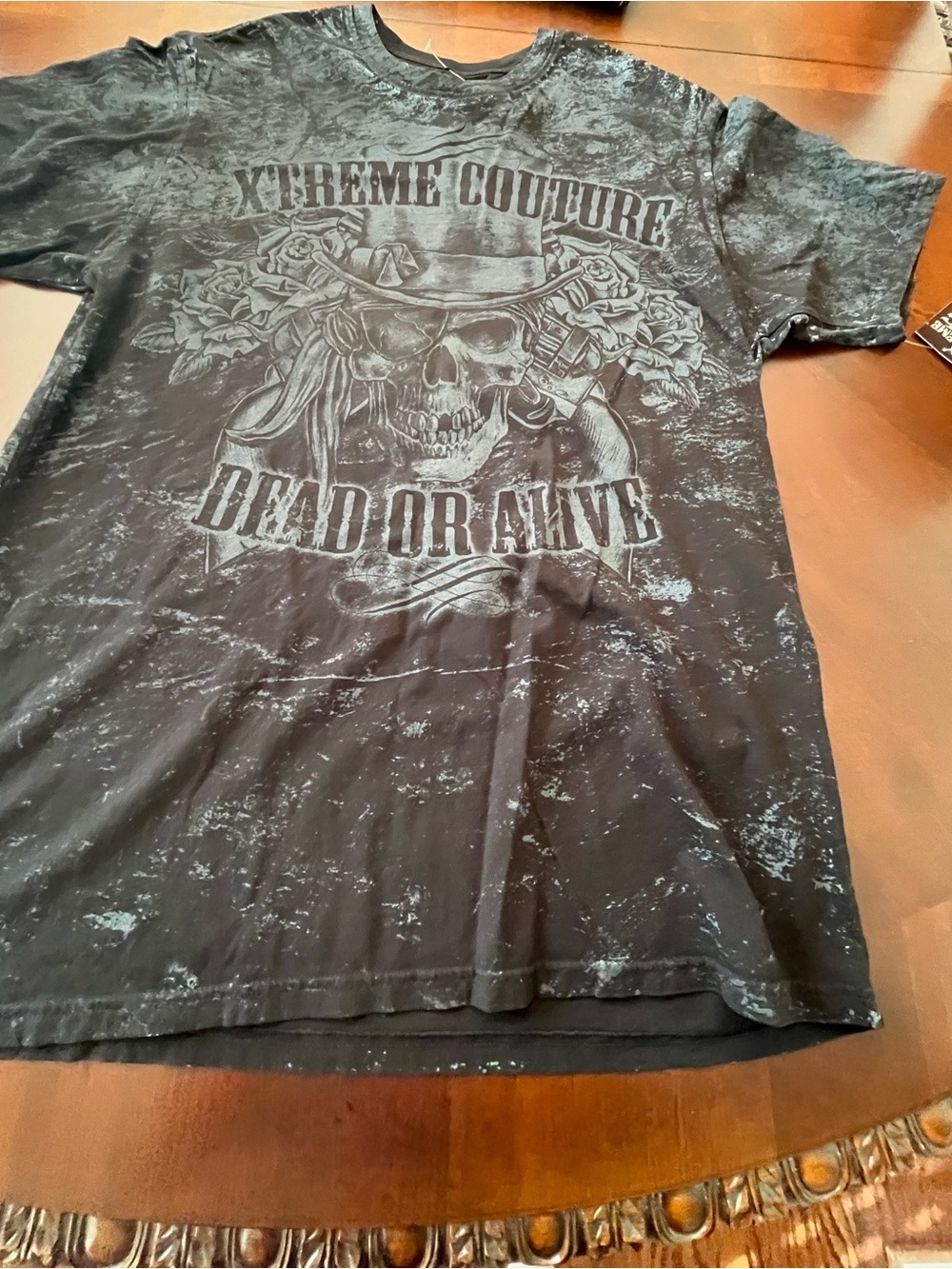 Extreme Couture by Affliction Men’s Black Graphic Tee - Dead or Alive NWT